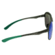 Breed Jupiter Sunglasses, Black Titanium Frame, Blue-Green Lens BSG019GM