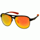 Breed Jupiter Sunglasses, Black Titanium Frame, Gold-Yellow Lens BSG019BK