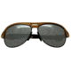 Breed Jupiter Sunglasses, Orange Titanium Frame, Black Lens BSG019OG