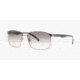 Brooks Brothers BB4009S BB4009S Sunglasses 150787-5815 - Gunmetal Frame, Gray Gradient Lenses