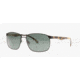 Brooks Brothers BB4009S BB4009S Sunglasses 153671-5815 - Black Frame, Green Solid Lenses