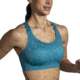 Brooks Dare Racerback Run Bra 2.0 - Womens, Lagoon Speckle Print, 40DD, 350085464.0402D