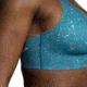 Brooks Dare Racerback Run Bra 2.0 - Womens, Lagoon Speckle Print, 40DD, 350085464.0402D