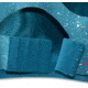Brooks Dare Racerback Run Bra 2.0 - Womens, Lagoon Speckle Print, 40DD, 350085464.0402D