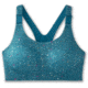 Brooks Dare Racerback Run Bra 2.0 - Womens, Lagoon Speckle Print, 40DD, 350085464.0402D