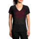 Brooks Ghost Womens Short Sleeve Shirt, Black, Extra Small, 221191-Black-XS