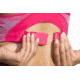 Brooks Rebound Racer Sports Bra, Dahlia Ikat Jacquard, 34 C, 350037690.0341C