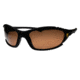 Browning Eyewear Stalker Black Polycarbonate Frame Amber TAC 1.5 Polarized Lens Sunglasses BRN-STA-002