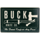 Buck Knives Finest Knives Tin Tacker Sign, BU95305