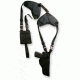 USED Bulldog Cases &amp; Vaults Deluxe Shoulder Harness Holster, 1911, Ambidextrous, Plain, Black, WSHD 15, EDEMO1, Condition Like New, Inspect and Rebox