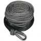Bulldog Winch AR Synthetic Winch Line 9mm X 100ft, 6 to 8K, Grey, 20200