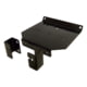 Bulldog Winch Polaris RZR 1000 Winch Mount, Black, 15182