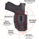 C&amp;G Holsters Covert IWB Holsters, H&amp;K VP9sk, Right Hand, Black, 1458-100