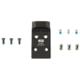 C&amp;H Precision Weapons VP9 Holosun EPS/EPS Carry/SCS Carry Optic Mounting Plate, MIL-SPEC Type III Hard Anodized, Black, HK-EPS