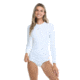 Body Glove Smoothies Channel Cross-Over Long Sleeve Swimsuit - Snow 4437C5A5, XS, Snow, 39506764-285-XS