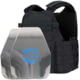 Caliber Armor AR550 11 x 14 Level III+ Body Armor w/ PolyShield Spall Coat and Condor MOPC Package, Black, Medium/2XL, 19-AR550-MOPC-1114-SPC-BK
