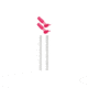 CamelBak Kids Bottle Accessory 2 Bite Valves/2 Straws, Pink 90748