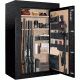 Cannon Safe Scout S33 48 Gun Electronic Safe, 59x40x24in - Hammertone Black/Chrome S33-H1TEC-13