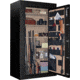 Cannon Safe Scout S45 48 Gun Electronic Safe, 72x40x24in - Hammertone Black/Chrome S45-H1TEC-13