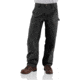 Carhartt Double-Front Work Dungaree Washed Duck - Mens, Black, 34 Inseam, 34 Waist, B136-BLK-34-34