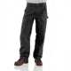 Carhartt Washed-Duck Double-Front Work Dungaree - Men's, Black, 34-28, B136-BLK-34-28