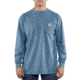 Carhartt Flame-Resistant Force Cotton Long Sleeve T-Shirt, Medium Blue, 2XL/Regular 100235-465-REG-2XL