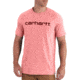 Carhartt Force Cotton Delmont Graphic Short Sleeve T-Shirt - Mens, Coral Haze Heather, Medium, 102549-P04-REG-M