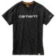 Carhartt Force Cotton Delmont Graphic Shortt Sleeve T Shirt - Mens, Black, Large, Tall, 102549-001-TLL-L