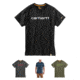 Carhartt Force Cotton Delmont Graphic Shortt Sleeve T Shirt - Men's, Black, Carbon Heather, Light Huron Heather, Moss