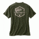 Carhartt Maddock Graphic Fishing 1889 Short Sleeve T-shirt - Mens, Moss Heather, L-REG 103179-387-REG-L