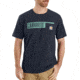 Carhartt Relaxed Fit Heavyweight Short-Sleeve Graphic T-Shirt - Mens, Navy, Large, 104180-I26-REG-L