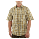 Carhartt Standish Plaid Shortsleeve Shirt - Men's-Amber Yellow-Large