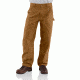 Carhartt Washed-Duck Double-Front Work Dungaree - Men's, Carhartt Brown, 34-33, B136-BRN-34-33