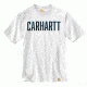 Carhartt Workwear Graphic Block Logo Short Sleeve T-shirt - Mens, Black, M-REG 103177-100-REG-M