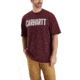 Carhartt Workwear Graphic Block Logo Short Sleeve T-shirt - Mens, Port Heather, XL-REG 103177-645-REG-XL