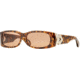 Carmen Marc Valvo CM Hepburn SECM HEPB06 Single Vision Prescription Sunglasses SECM HEPB065525 TO - Frame Color: Amber, Lens Diameter: 55 mm