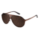 Carrera 100/S Single Vision Prescription Sunglasses CA100S-0HKY-EJ-5912 - Lens Diameter 59 mm, Frame Color Brown Havana Bw