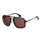Carrera 1004/S Progressive Prescription Sunglasses CA1004S-02M2-W6-5720 - Frame Color Black/Gold, Lens Diameter 57 mm