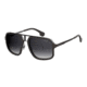 Carrera 1004/S Progressive Prescription Sunglasses CA1004S-0TI7-9O-5720 - Frame Color Matte Black Ruthenium, Lens Diameter 57 mm
