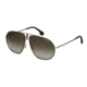 Carrera Bound/S Bifocal Prescription Sunglasses BOUNDS-02M2-HA-6213 - Lens Diameter 62 mm, Frame Color Black/Gold