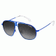 Carrera Carrerino 21/S Single Vision Prescription Sunglasses CARRE21S-0RCT-9O-5411 - Frame Color Matte Blue, Lens Diameter 54 mm