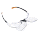 Carson Magnifying Safety Glasses Scratch-Resistant Poly Carbonate Lenses, Clear, 2.5 diopter vm-20