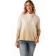 Carve Designs Bodie Funnel Neck - Women's, Lt. Khaki Ombre, Extra Small, TKRB76-244-XS