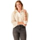 Carve Designs Clara Fleece Pullover - Women's, Birch Even Stripe, Medium, FLPO15-282-MD