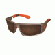 Cebe Ice 8000 Sunglass Deep Dark Brown/Orange Frame, Brown AR Lens CBICE80003
