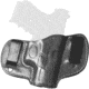 Cebeci Arms Leather Double Clip IWB Holster for FNH 5-7, Black, Right Hand, 20590RB73