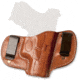 Cebeci Arms Leather Double Clip IWB Holster for FNH 5-7, Tan, Right Hand, 20590RT73