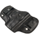 Cebeci Arms Leather Double Clip IWB Holsters, Colt King Cobra 4.25in, Left, Black, 20590LB88