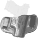 Cebeci Arms Leather Double Clip IWB Holsters, Colt King Cobra 4.25in, Left, Black, 20590LB88