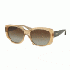 Coach L071 DARCY HC8083 Prescription Sunglasses HC8083-5216T5-55 - Lens Diameter 55 mm, Frame Color Brown Crystal/Tort Sand Sig C